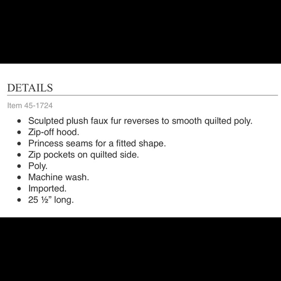 NWT 🍁 Reversible Faux-Far Vest - Picture 7 of 10